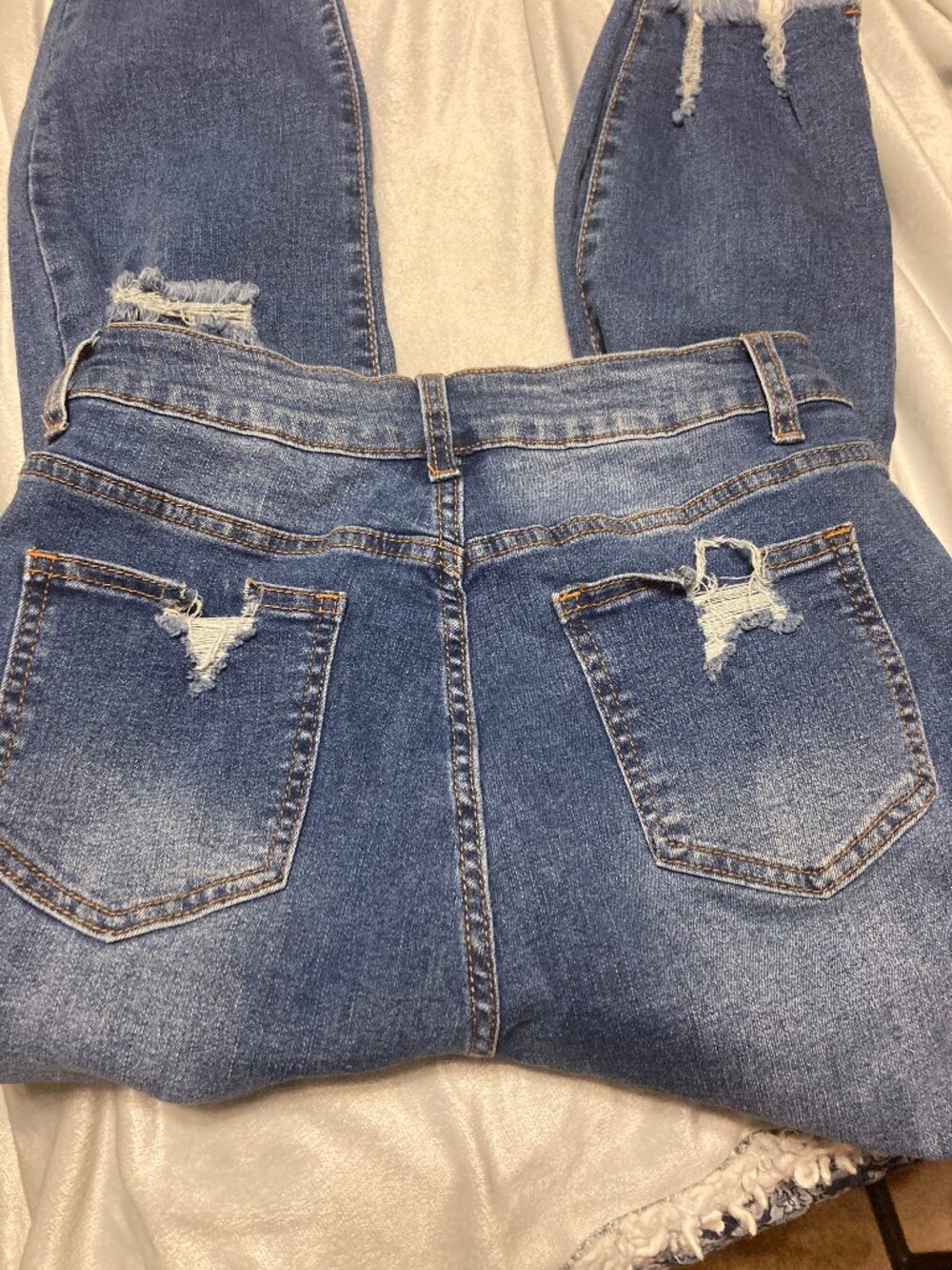 Distressed Jeans ~ Size 8